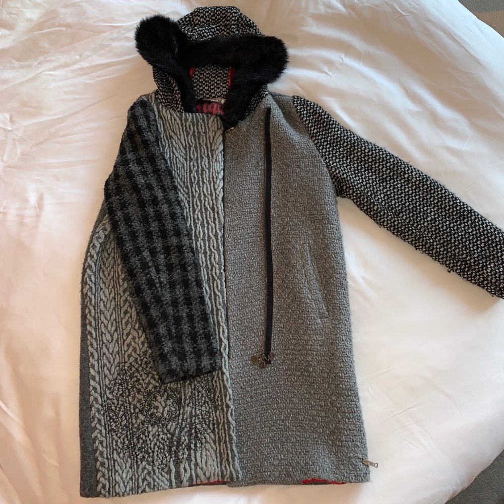 Pakaian Jadi Wanita Wool Desigual Jacket